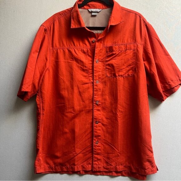 Outdoor Research sun protection UPF 50+ button down nylon shirt Sz XL - Picture 2 of 11